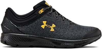 blue and gold under armour shoes