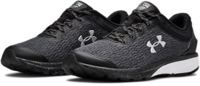 all black womens under armour shoes