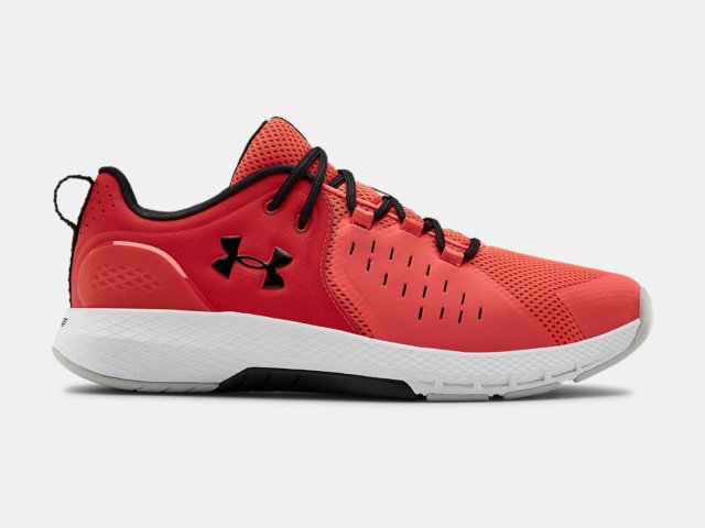 Under Armour UA Charged Commit TR 2 Nero Scarpe Sportive Indoor Uomo 003 Black/Pitch Gray/Martian Red 45 EU 