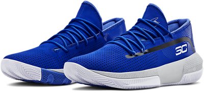 under armour blue basketball shoes