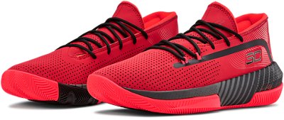 under armour red tennis shoes