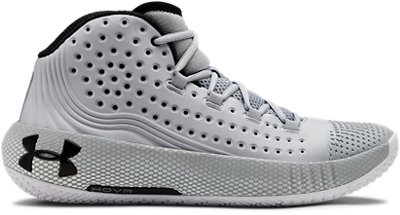 Gray UA HOVR Basketball Footwear 