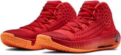 red basketball sneakers