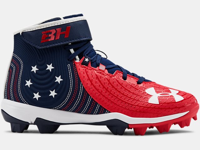 Boys Ua Harper 4 Mid Rm Jr Le Baseball Cleats Under Armour Us