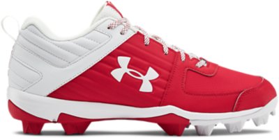 Under Armour Leadoff Low Baseball Cleats Men's Red/White 1297317-611 