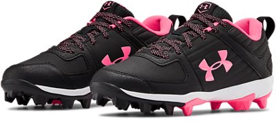 pink under armour baseball cleats