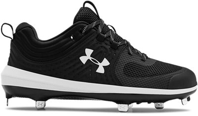 under armour cleats black and white