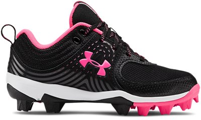 under armour pink cleats