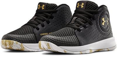 Pre-School UA Jet 2019 Basketball Shoes, Gray, pdpMainDesktop image number 3