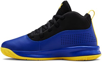 blue under armour basketball shoes