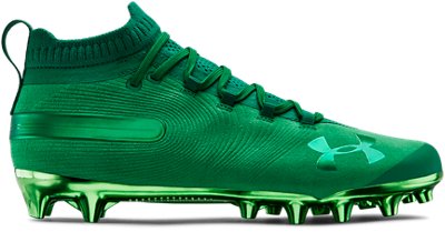 kids green football cleats