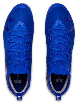 under armour blue suede cleats