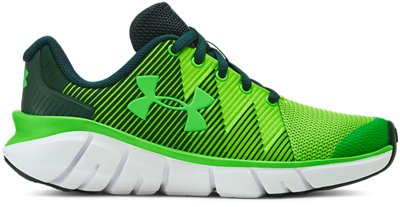 boys green under armour shoes