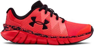 boys red running shoes