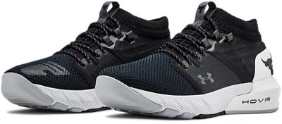 under armour black training shoes