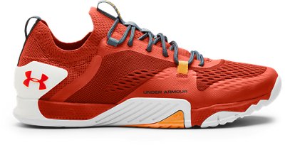 orange under armor shoes