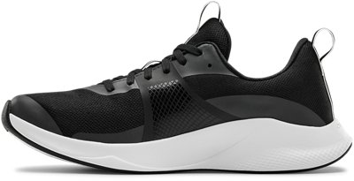under armour black tennis shoes