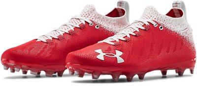 under armour spotlight cleats red