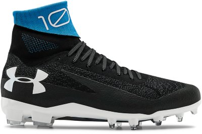 NEW Under Armour Youth Boy's Renegade RM Football Cleats Blk/Wht #3000199 1K tz 
