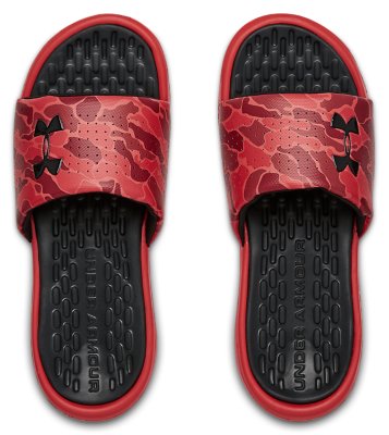 under armour camo slides youth