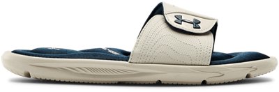 white under armour flip flops