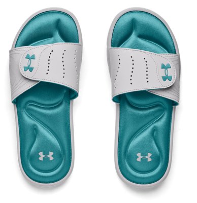 women's ua ignite ix trace multi slides