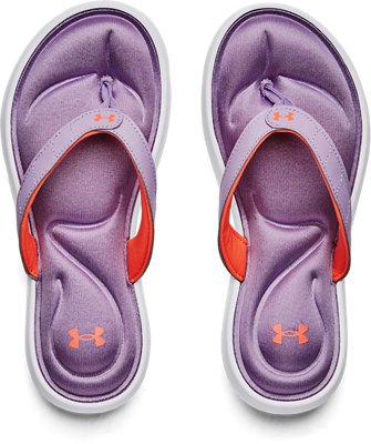 under armour padded flip flops