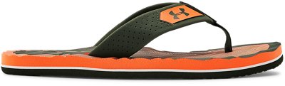 boys under armour flip flops