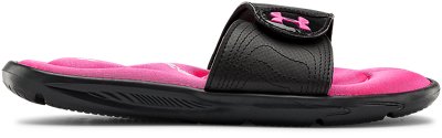 girls under armour slides