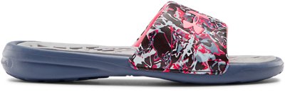 under armour kids playmaker slides