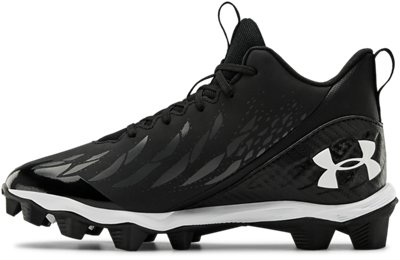 boys black football cleats