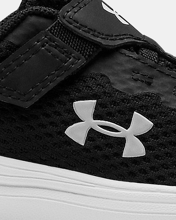 Infant UA Surge 2 AC Running Shoes, Black, pdpMainDesktop image number 0