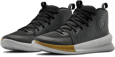 black and gold under armour basketball shoes