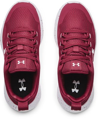 under armour red shoes women's