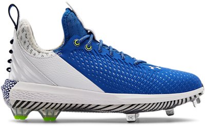 blue under armour baseball cleats