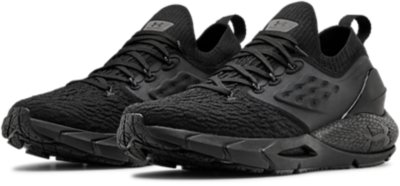 under armour all black running shoes