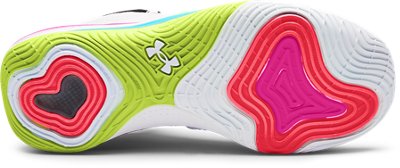 and one basketball shoes