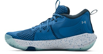 blue basketball sneakers