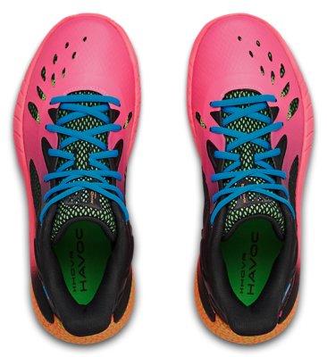 pink under armour basketball shoes