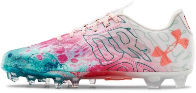pink under armour cleats
