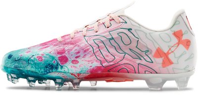 under armour pink cleats