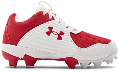 under armour cleats red