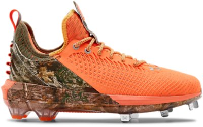 all orange under armour cleats