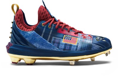 red white and blue baseball cleats youth