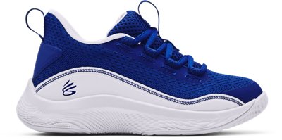 curry shoes white and blue