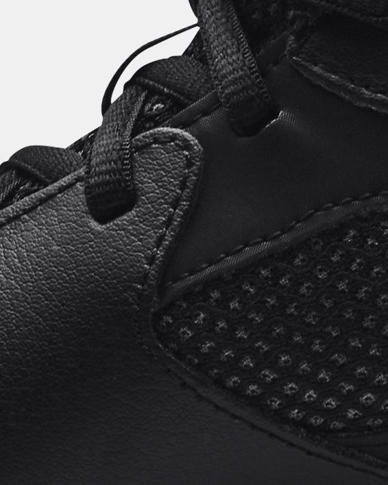 Grade School UA Lockdown 5 Basketball Shoes, Black, pdpMainDesktop image number 1