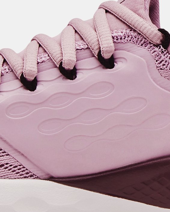 Women's UA Charged Vantage Running Shoes in Pink image number 1