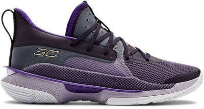 purple under armour basketball shoes