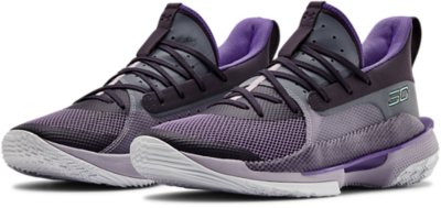 under armour basketball shoes purple