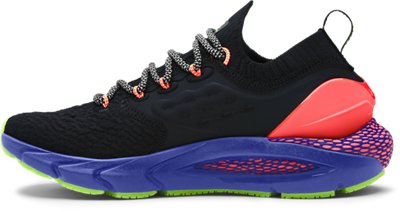 Women's UA HOVR&trade; Phantom 2 Glow Running Shoes, Black, pdpMainDesktop image number 1